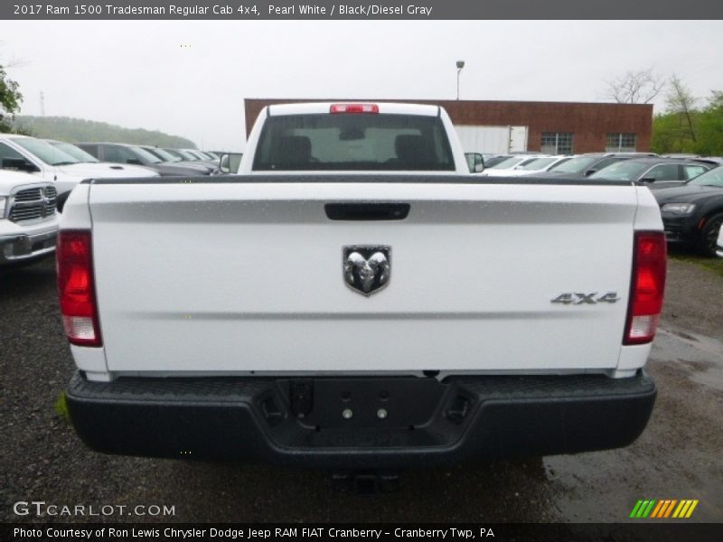 Pearl White / Black/Diesel Gray 2017 Ram 1500 Tradesman Regular Cab 4x4