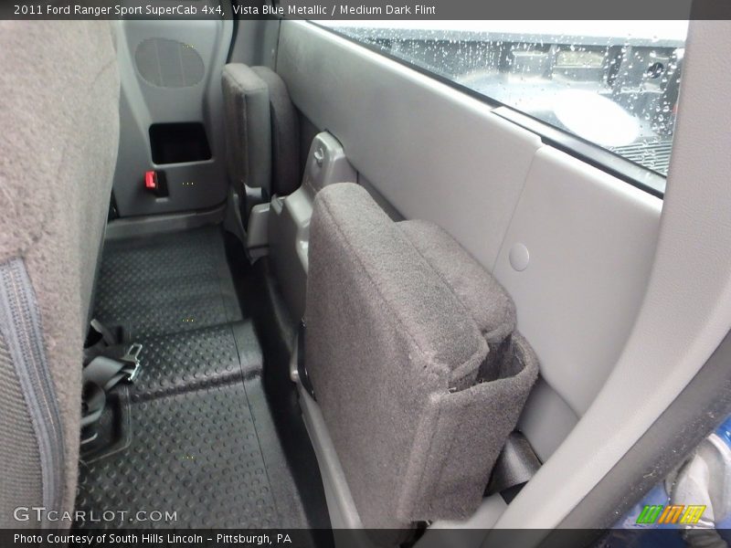 Vista Blue Metallic / Medium Dark Flint 2011 Ford Ranger Sport SuperCab 4x4