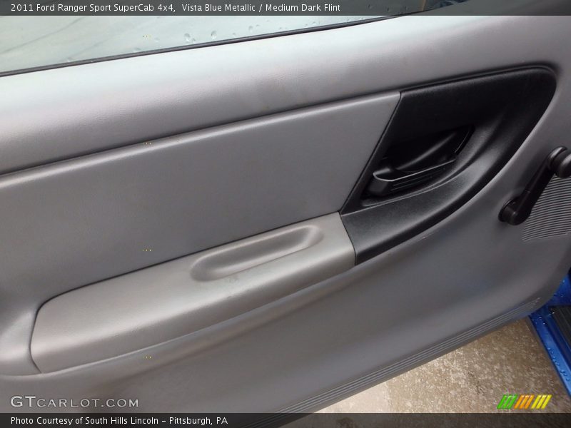 Vista Blue Metallic / Medium Dark Flint 2011 Ford Ranger Sport SuperCab 4x4