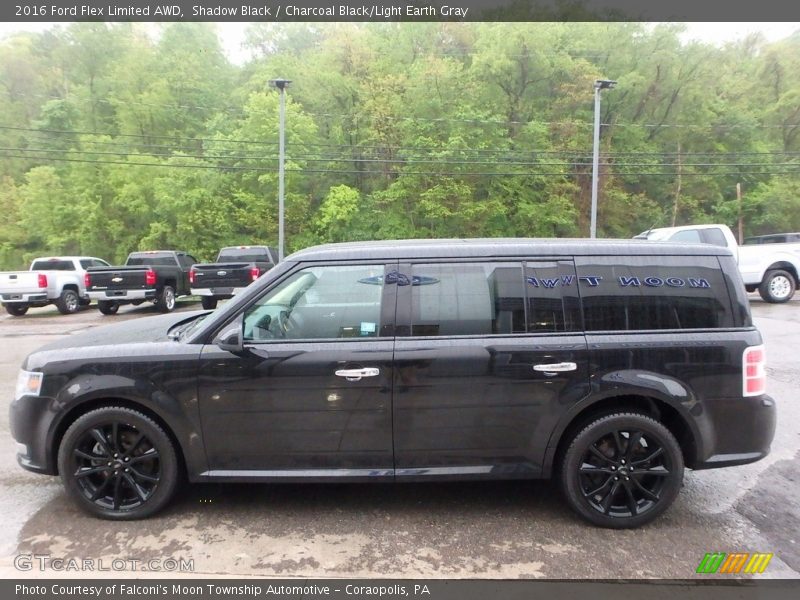 Shadow Black / Charcoal Black/Light Earth Gray 2016 Ford Flex Limited AWD