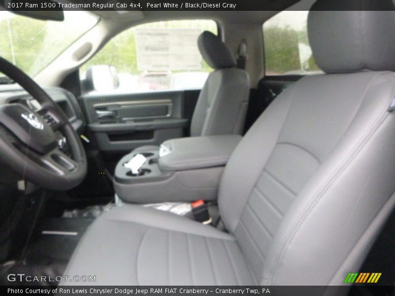 Pearl White / Black/Diesel Gray 2017 Ram 1500 Tradesman Regular Cab 4x4