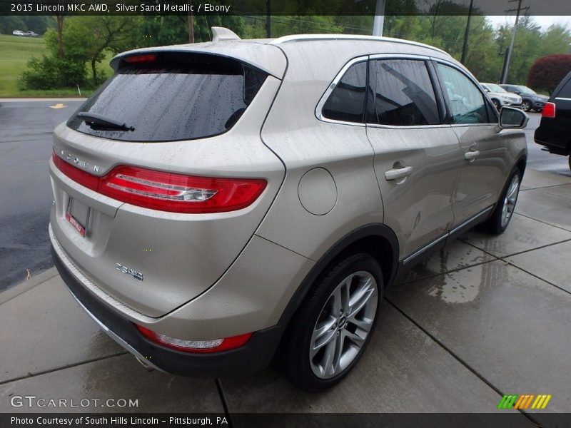 Silver Sand Metallic / Ebony 2015 Lincoln MKC AWD