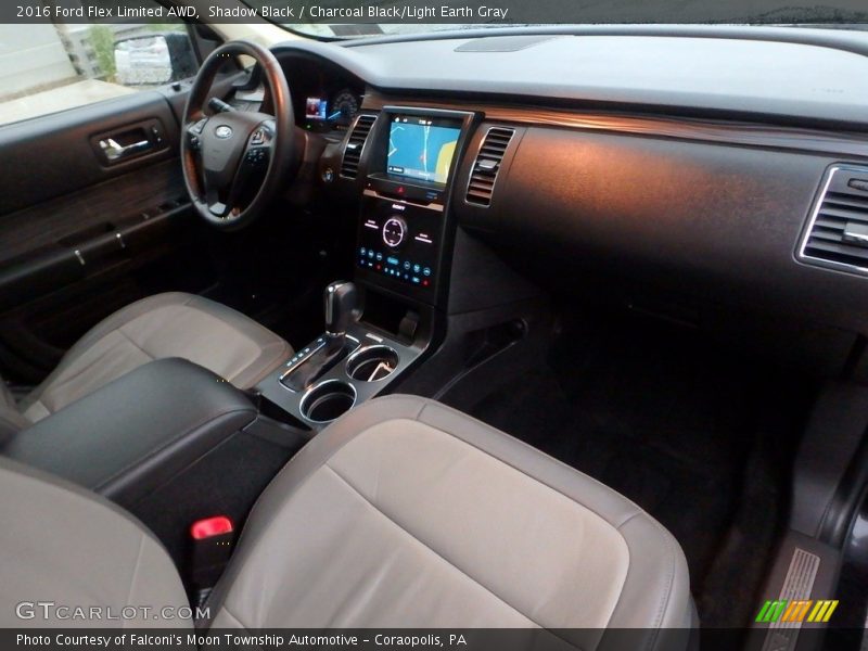 Shadow Black / Charcoal Black/Light Earth Gray 2016 Ford Flex Limited AWD