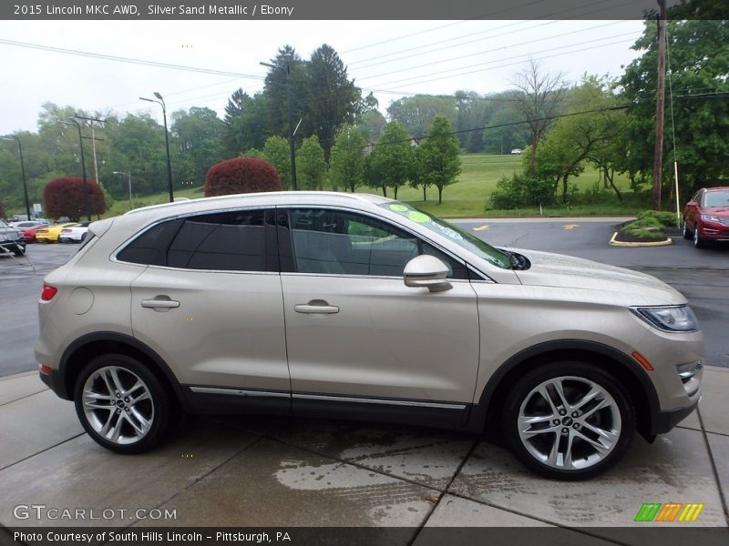 Silver Sand Metallic / Ebony 2015 Lincoln MKC AWD