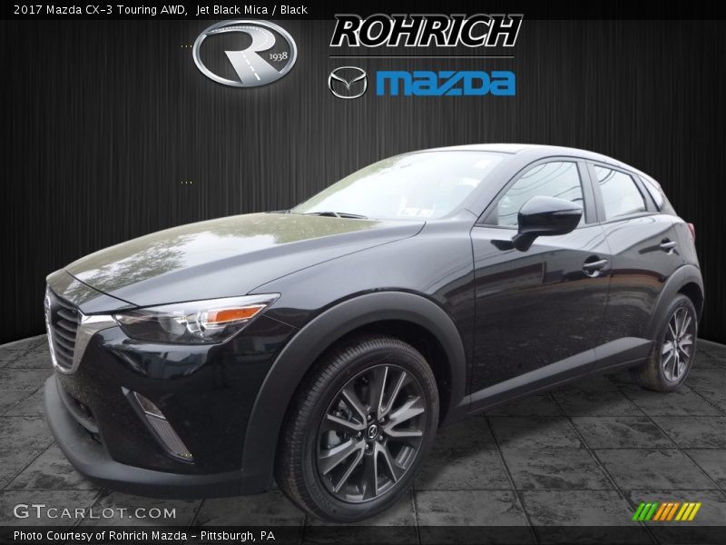 Jet Black Mica / Black 2017 Mazda CX-3 Touring AWD