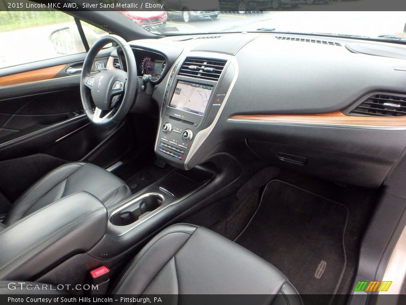 Silver Sand Metallic / Ebony 2015 Lincoln MKC AWD