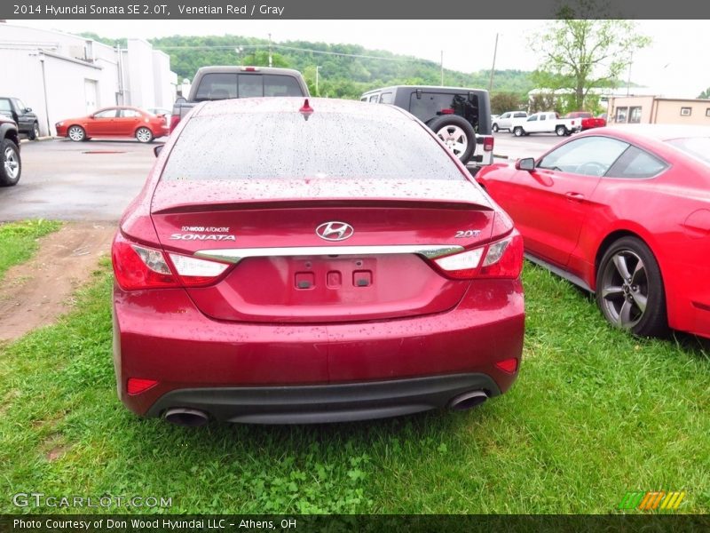 Venetian Red / Gray 2014 Hyundai Sonata SE 2.0T