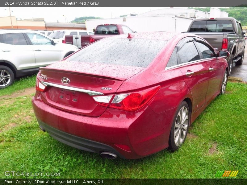 Venetian Red / Gray 2014 Hyundai Sonata SE 2.0T