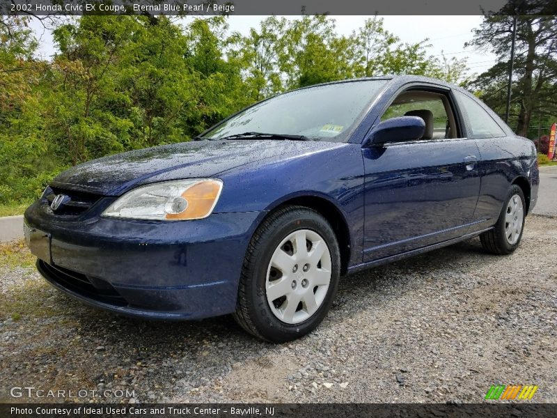 Front 3/4 View of 2002 Civic EX Coupe