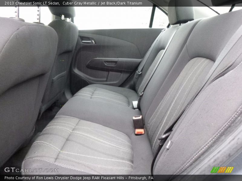 Cyber Gray Metallic / Jet Black/Dark Titanium 2013 Chevrolet Sonic LT Sedan