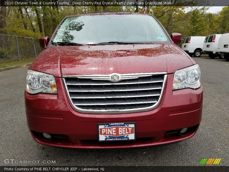 Deep Cherry Red Crystal Pearl / Dark Slate Gray/Light Shale 2010 Chrysler Town & Country Touring