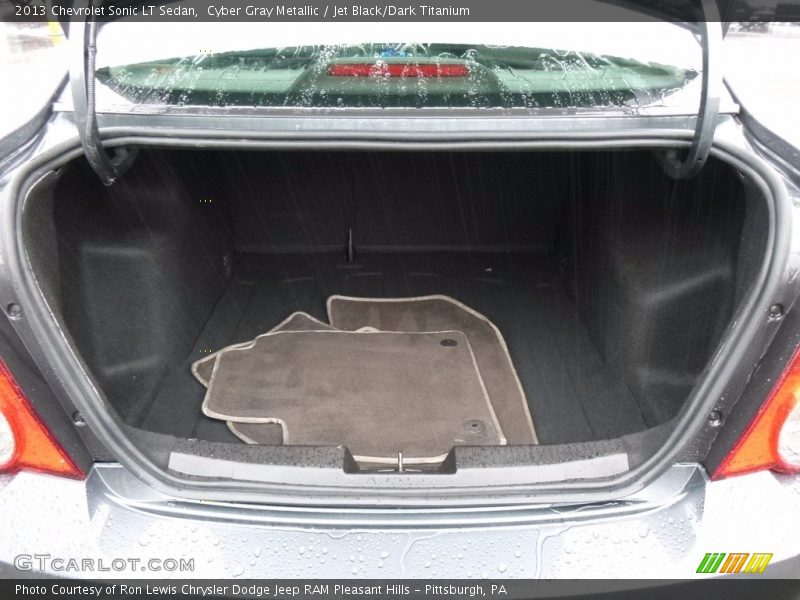 Cyber Gray Metallic / Jet Black/Dark Titanium 2013 Chevrolet Sonic LT Sedan