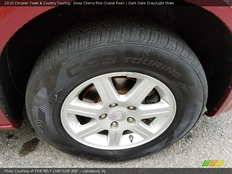 Deep Cherry Red Crystal Pearl / Dark Slate Gray/Light Shale 2010 Chrysler Town & Country Touring