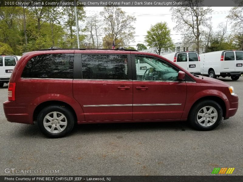Deep Cherry Red Crystal Pearl / Dark Slate Gray/Light Shale 2010 Chrysler Town & Country Touring