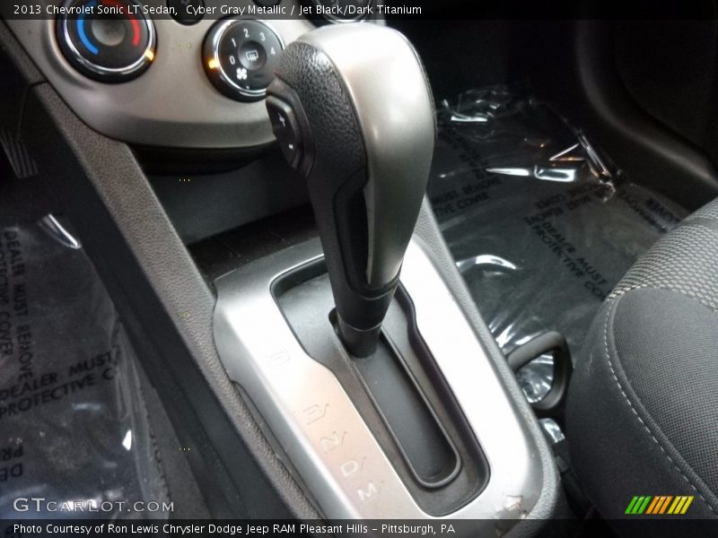 Cyber Gray Metallic / Jet Black/Dark Titanium 2013 Chevrolet Sonic LT Sedan