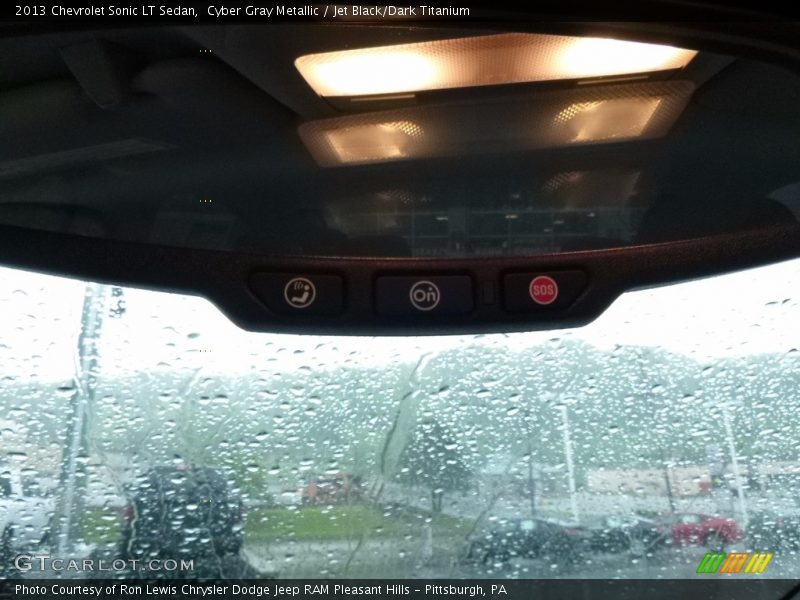 Cyber Gray Metallic / Jet Black/Dark Titanium 2013 Chevrolet Sonic LT Sedan