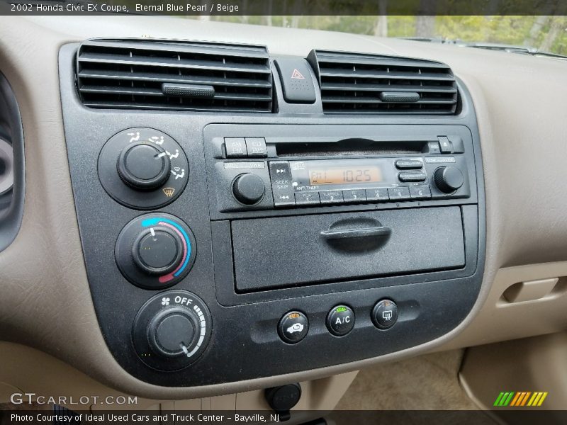 Controls of 2002 Civic EX Coupe