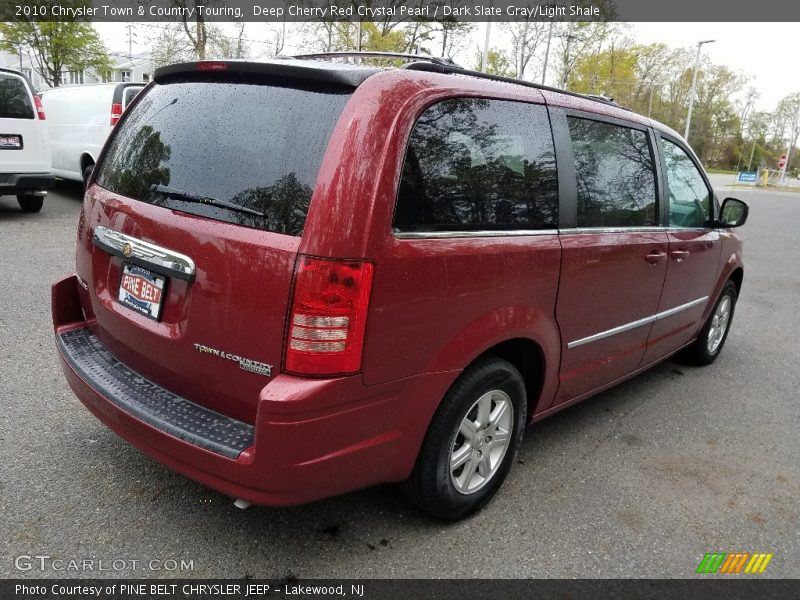 Deep Cherry Red Crystal Pearl / Dark Slate Gray/Light Shale 2010 Chrysler Town & Country Touring