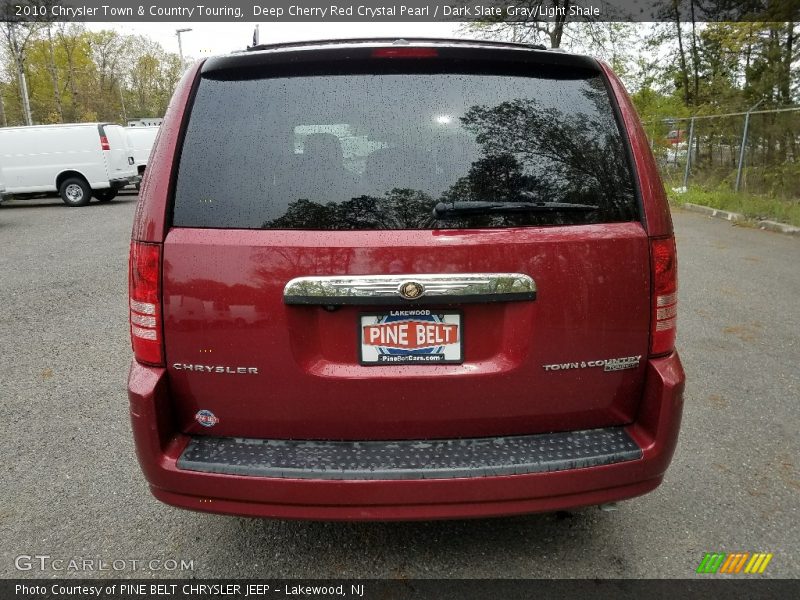 Deep Cherry Red Crystal Pearl / Dark Slate Gray/Light Shale 2010 Chrysler Town & Country Touring
