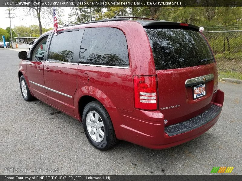 Deep Cherry Red Crystal Pearl / Dark Slate Gray/Light Shale 2010 Chrysler Town & Country Touring
