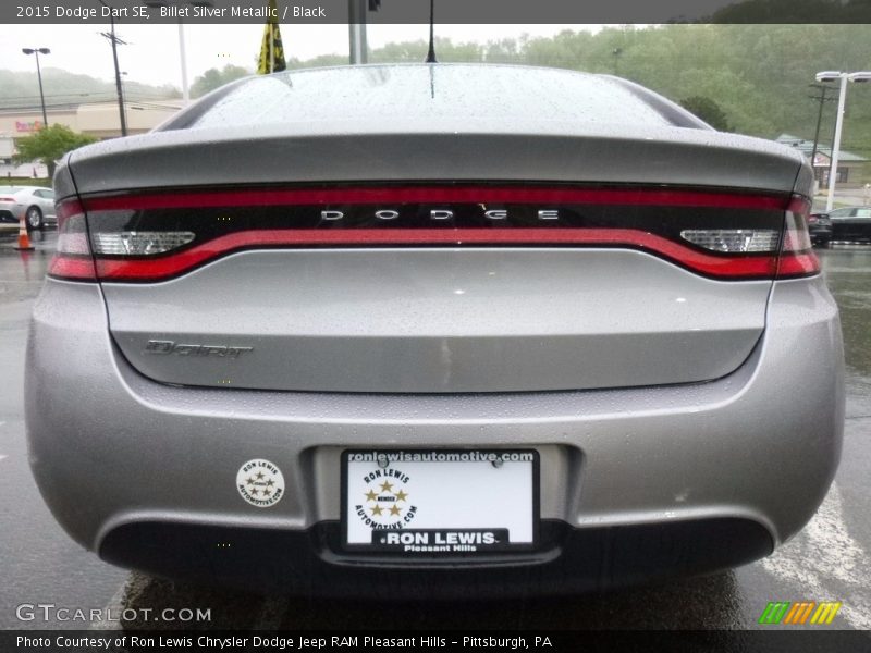 Billet Silver Metallic / Black 2015 Dodge Dart SE