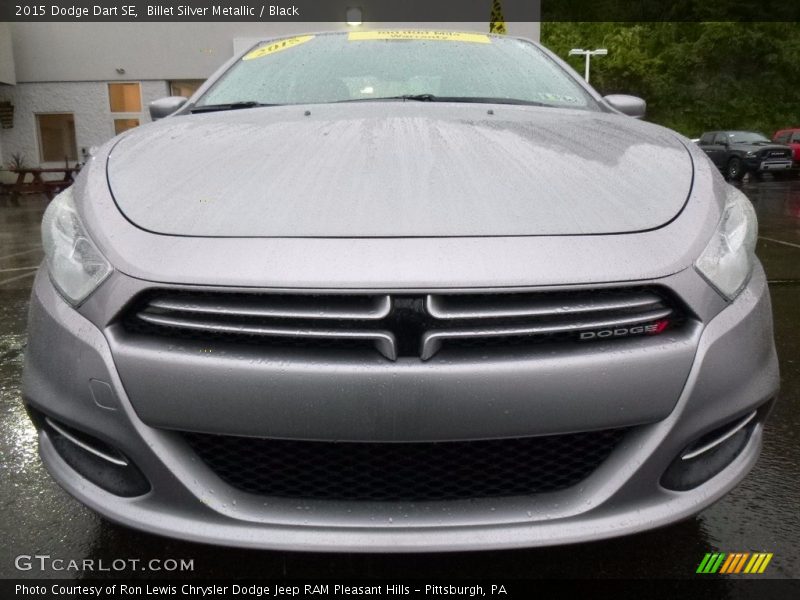 Billet Silver Metallic / Black 2015 Dodge Dart SE