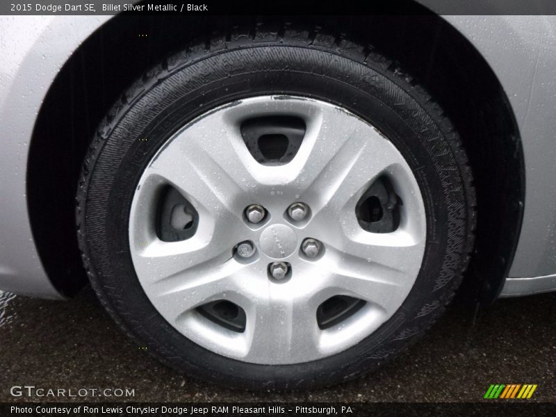 Billet Silver Metallic / Black 2015 Dodge Dart SE