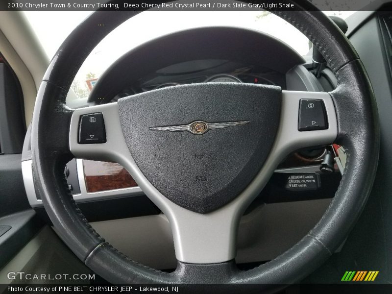Deep Cherry Red Crystal Pearl / Dark Slate Gray/Light Shale 2010 Chrysler Town & Country Touring