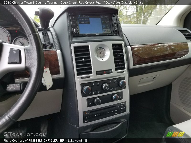 Deep Cherry Red Crystal Pearl / Dark Slate Gray/Light Shale 2010 Chrysler Town & Country Touring