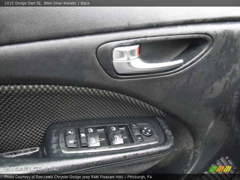 Billet Silver Metallic / Black 2015 Dodge Dart SE