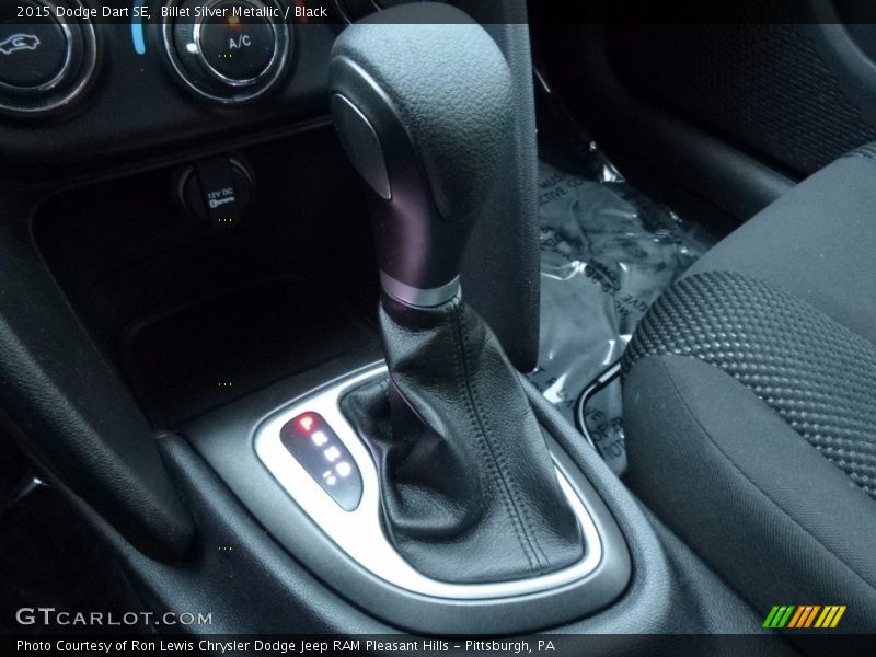 Billet Silver Metallic / Black 2015 Dodge Dart SE