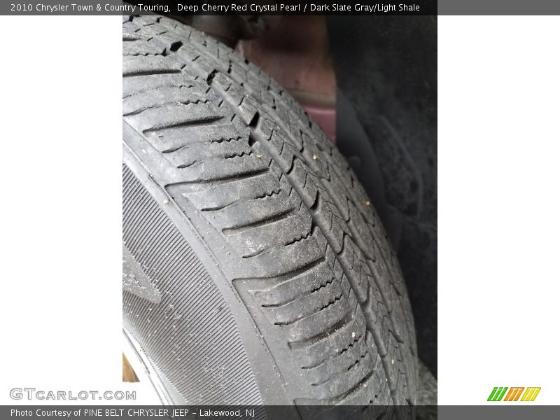 Deep Cherry Red Crystal Pearl / Dark Slate Gray/Light Shale 2010 Chrysler Town & Country Touring