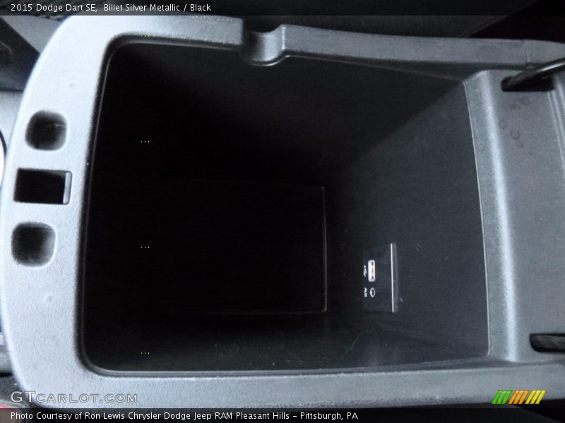 Billet Silver Metallic / Black 2015 Dodge Dart SE