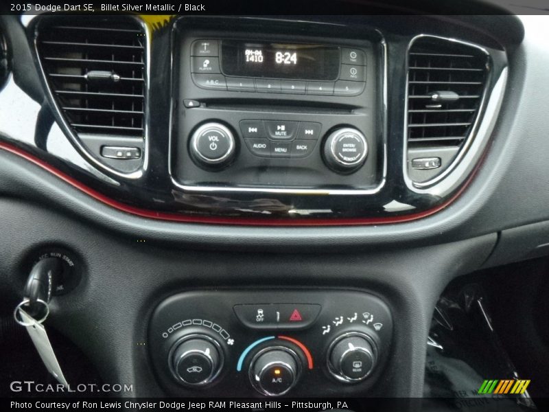 Billet Silver Metallic / Black 2015 Dodge Dart SE