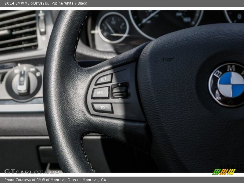 Alpine White / Black 2014 BMW X3 xDrive28i