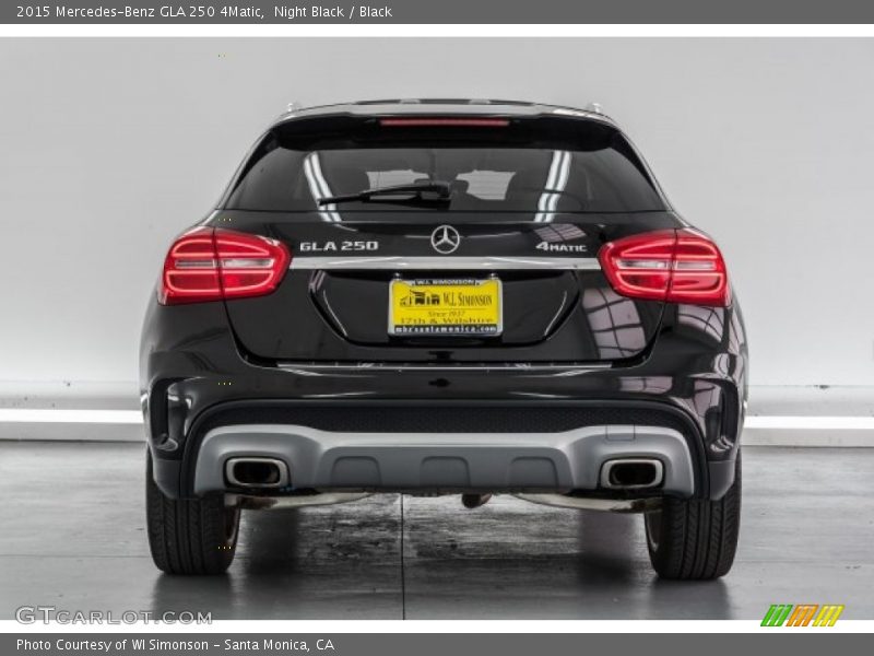 Night Black / Black 2015 Mercedes-Benz GLA 250 4Matic