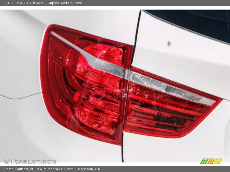 Alpine White / Black 2014 BMW X3 xDrive28i