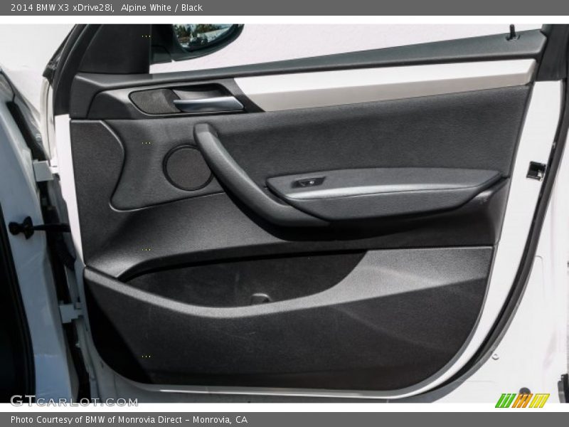 Alpine White / Black 2014 BMW X3 xDrive28i