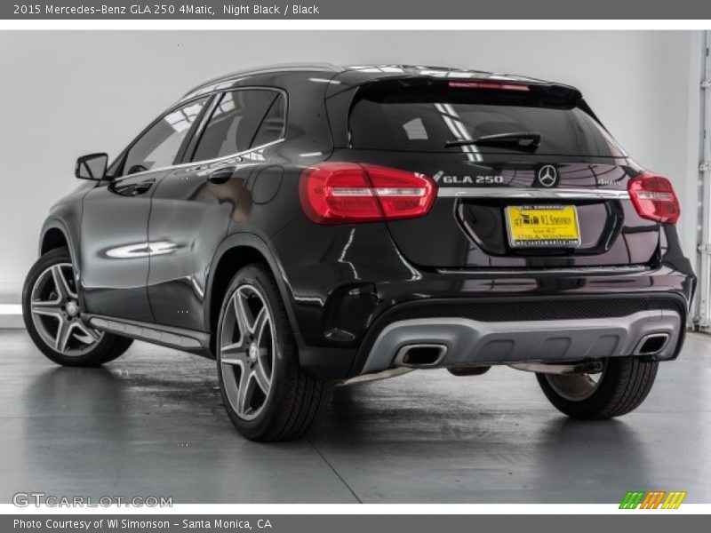 Night Black / Black 2015 Mercedes-Benz GLA 250 4Matic