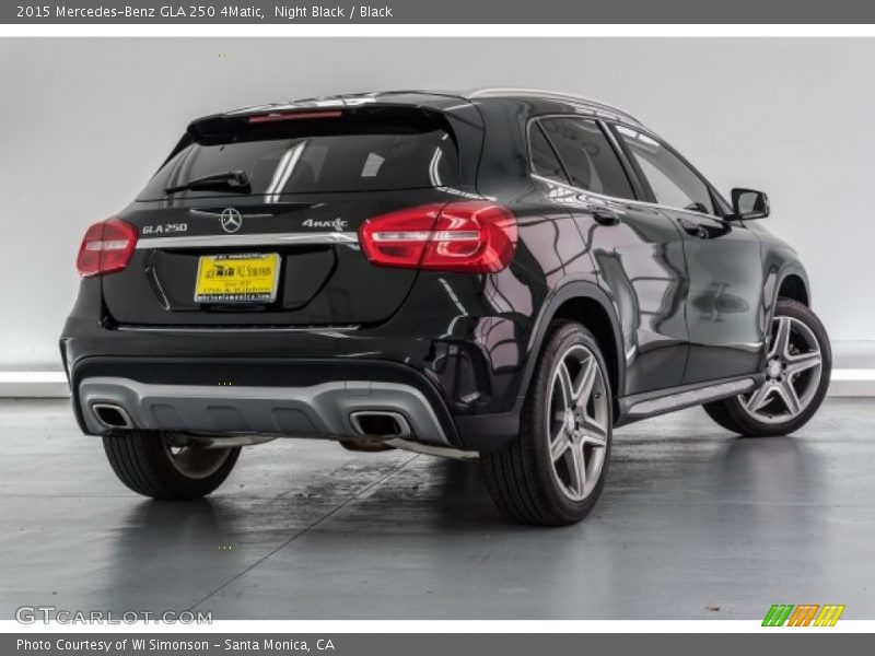 Night Black / Black 2015 Mercedes-Benz GLA 250 4Matic