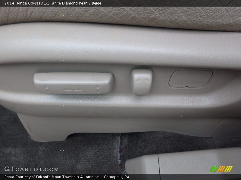 White Diamond Pearl / Beige 2014 Honda Odyssey LX