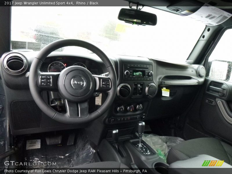 Rhino / Black 2017 Jeep Wrangler Unlimited Sport 4x4