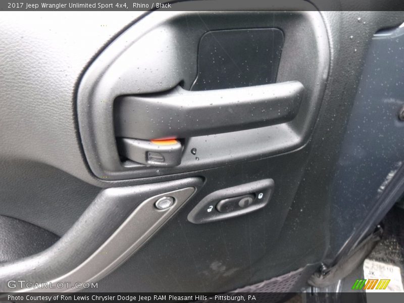 Rhino / Black 2017 Jeep Wrangler Unlimited Sport 4x4