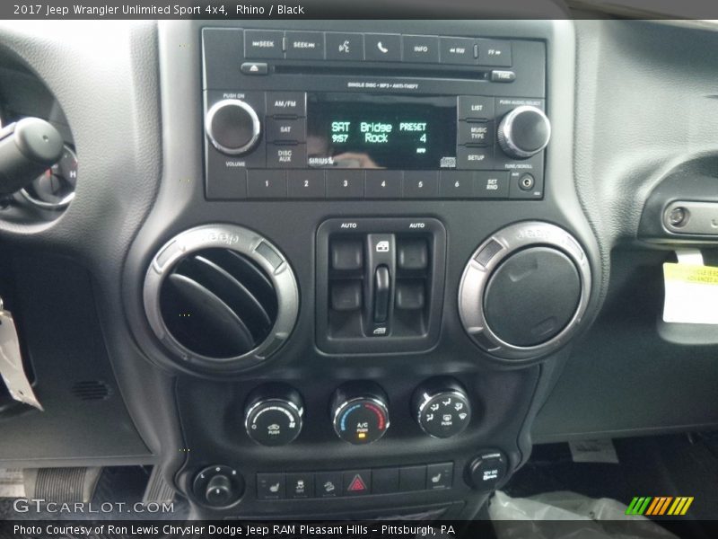 Rhino / Black 2017 Jeep Wrangler Unlimited Sport 4x4
