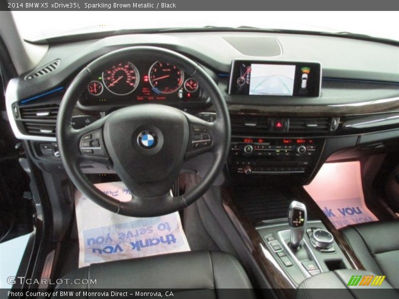 Sparkling Brown Metallic / Black 2014 BMW X5 xDrive35i