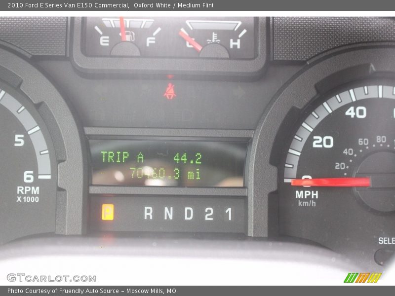 Oxford White / Medium Flint 2010 Ford E Series Van E150 Commercial