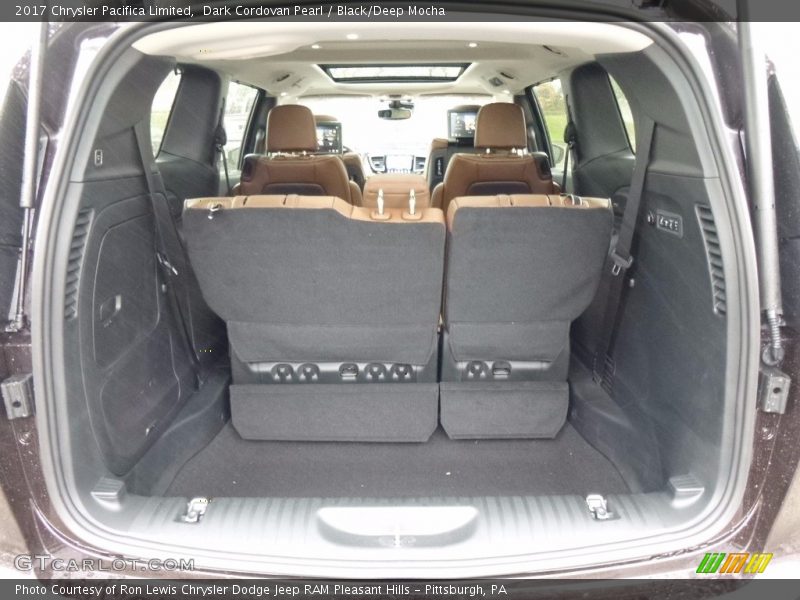 Dark Cordovan Pearl / Black/Deep Mocha 2017 Chrysler Pacifica Limited
