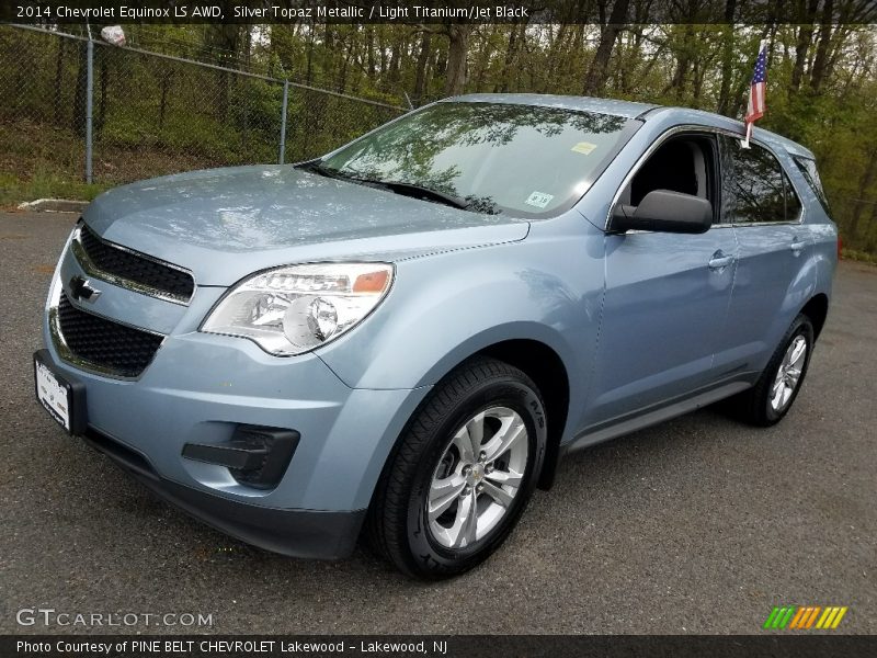 Silver Topaz Metallic / Light Titanium/Jet Black 2014 Chevrolet Equinox LS AWD