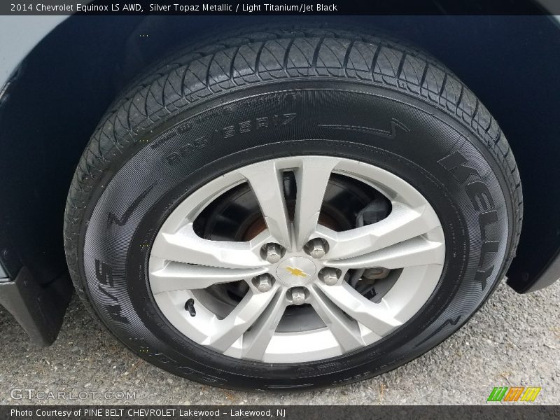 Silver Topaz Metallic / Light Titanium/Jet Black 2014 Chevrolet Equinox LS AWD