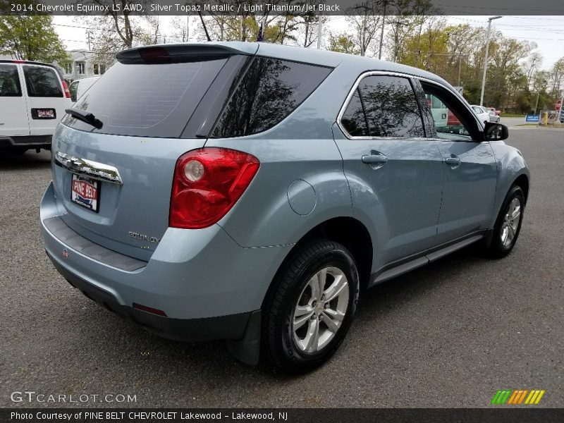 Silver Topaz Metallic / Light Titanium/Jet Black 2014 Chevrolet Equinox LS AWD
